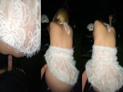 Em gái 2k5 mang đầm đi tiệc mà nứng quá dừng xe chơi giữa đường