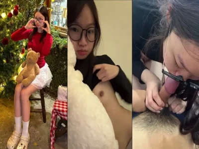 Em nữ sinh kính cận nghiện chim sáng ra em cứ đòi mút